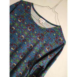 LuLaRoe Women's Irma Short Sleeve Tunic Shirt -